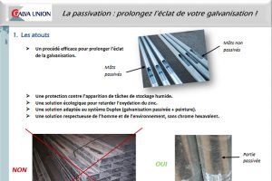 Fiche passivation